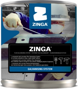 Zinga Peinture Zinga - apprêt - peinture métal - enduit - galvanisation à  froid - 5 kg